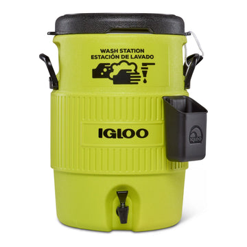 IGLOO-5 Gallon Seat Top Wash Station - Green