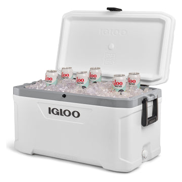 IGLOO-Latitude Marine Ultra 70 Cooler Box - White / Moonscape Gray