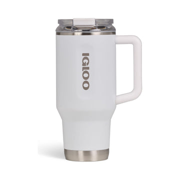 IGLOO - 32 OZ Stainless Steel Travel Mug - white