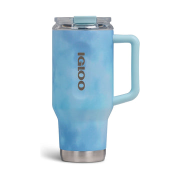 IGLOO - 32 Oz Flip ‘n’ Sip Travel Mug - powder Blue
