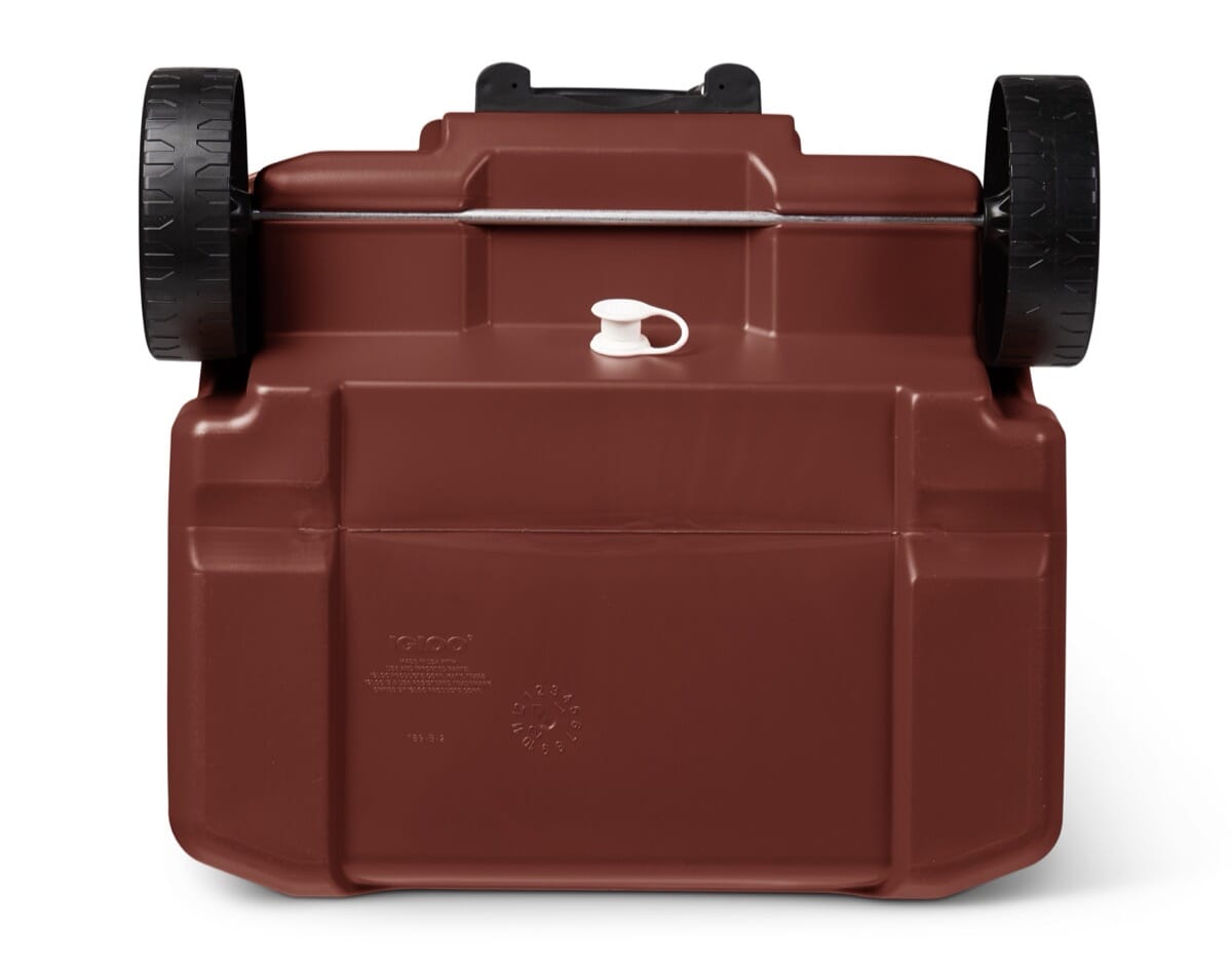 IGLOO-Latitude 60 Roller Cooler - Industrial Red /Meteorite