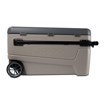 IGLOO-Sportsman Sunset Glide 110 Cooler Box - Sandstone / Carbonite