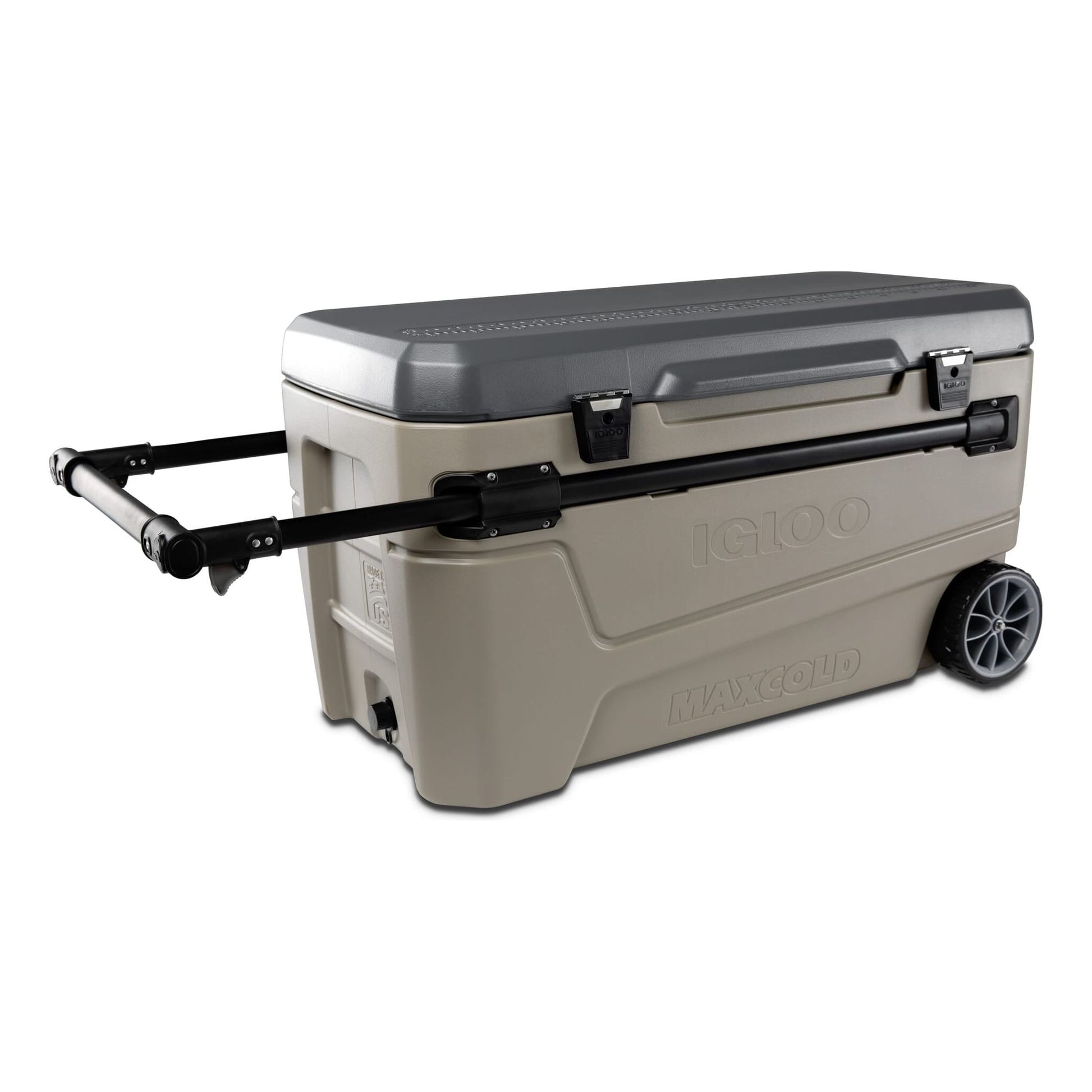 IGLOO-Sportsman Sunset Glide 110 Cooler Box - Sandstone / Carbonite