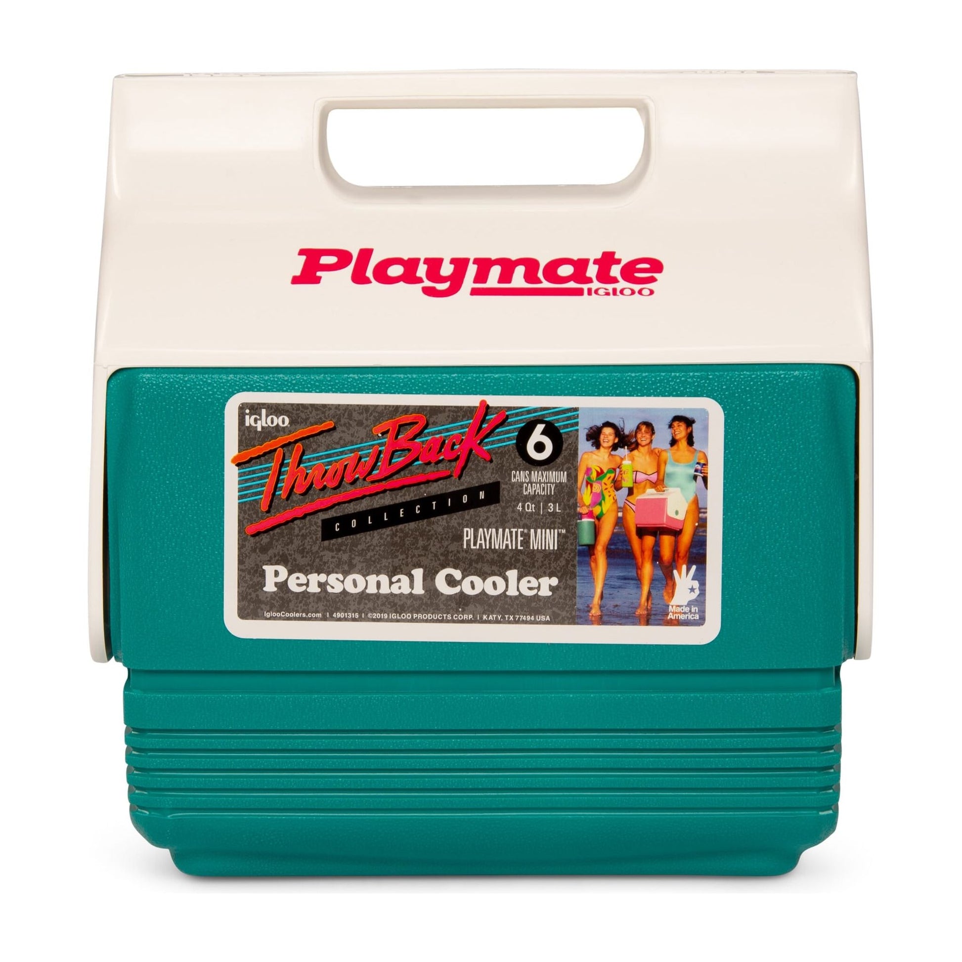 IGLOO - Retro Playmate Mini 4 Qt Cooler - Jade 