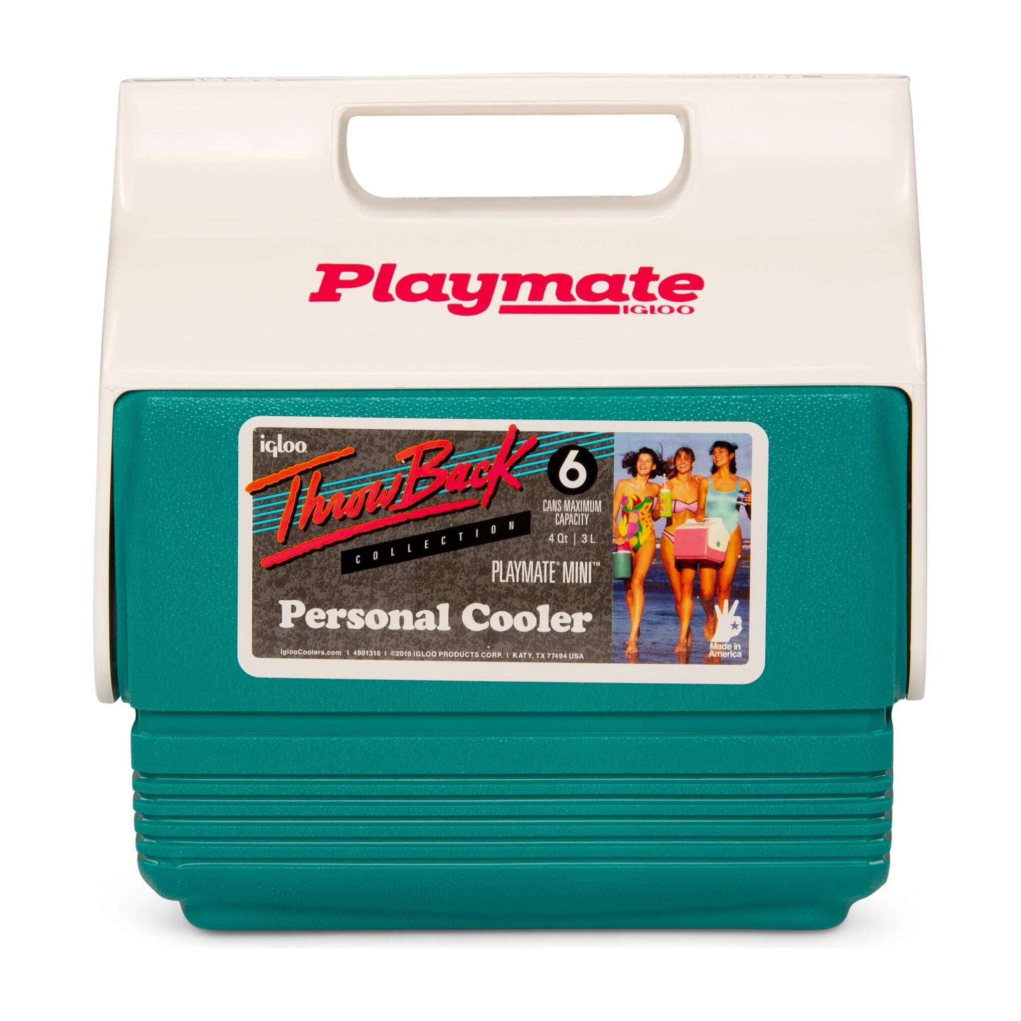 IGLOO - Retro Playmate Mini 4 Qt Cooler - Jade 
