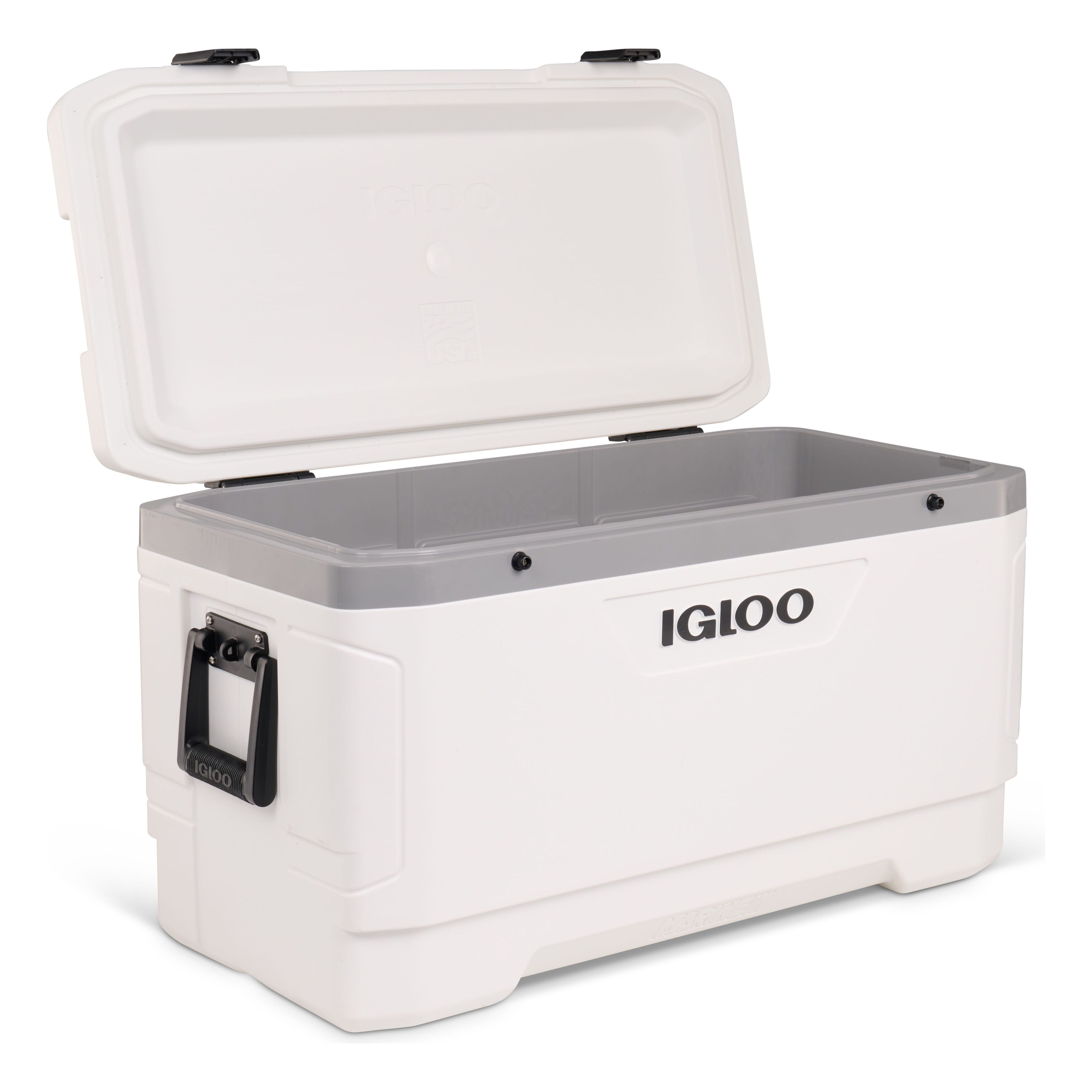 IGLOO-Latitude Marine Ultra 100 Cooler Box - White / Moonscape Gray