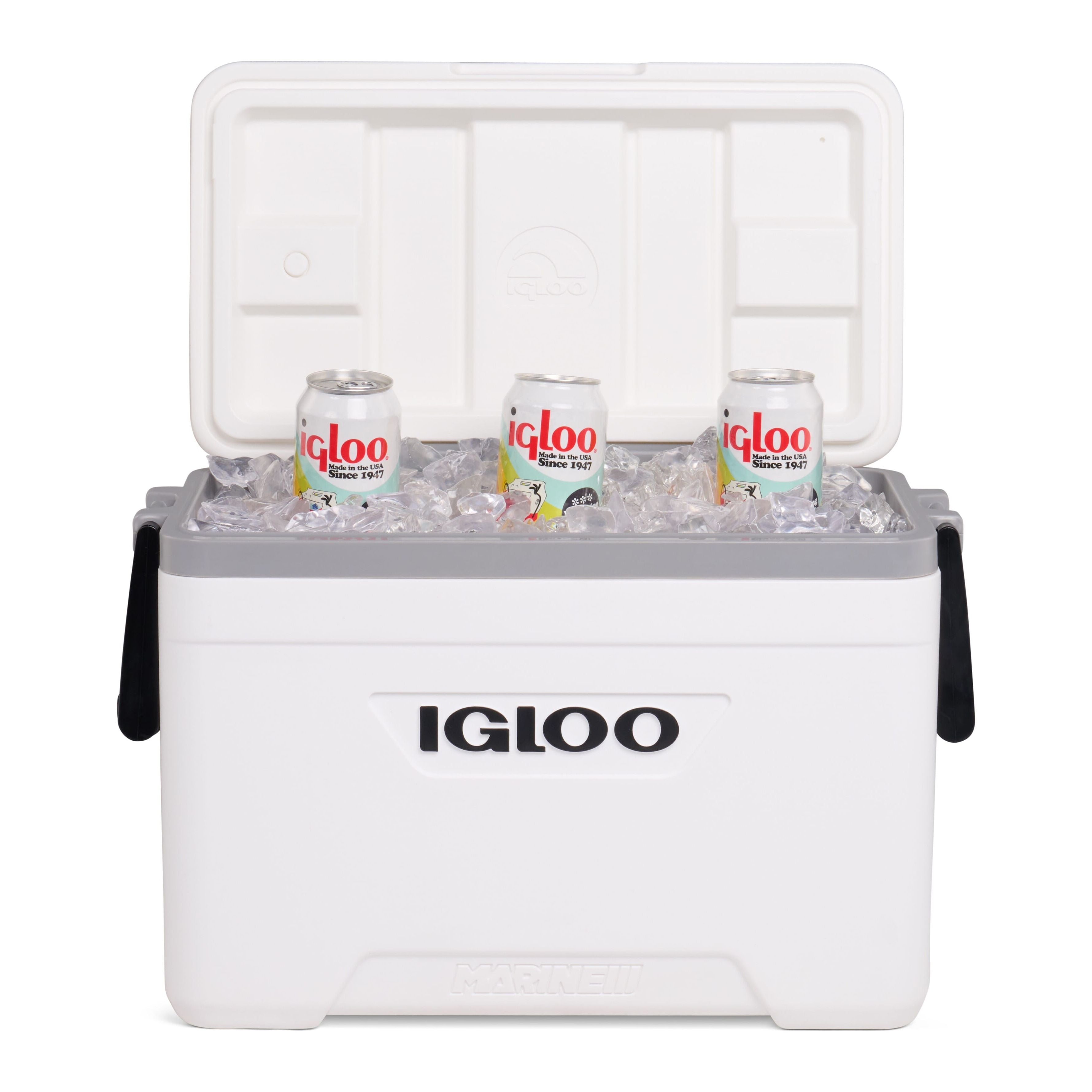 IGLOO-Latitude Marine Ultra 25 Cooler Box - White / Moonscape Gray