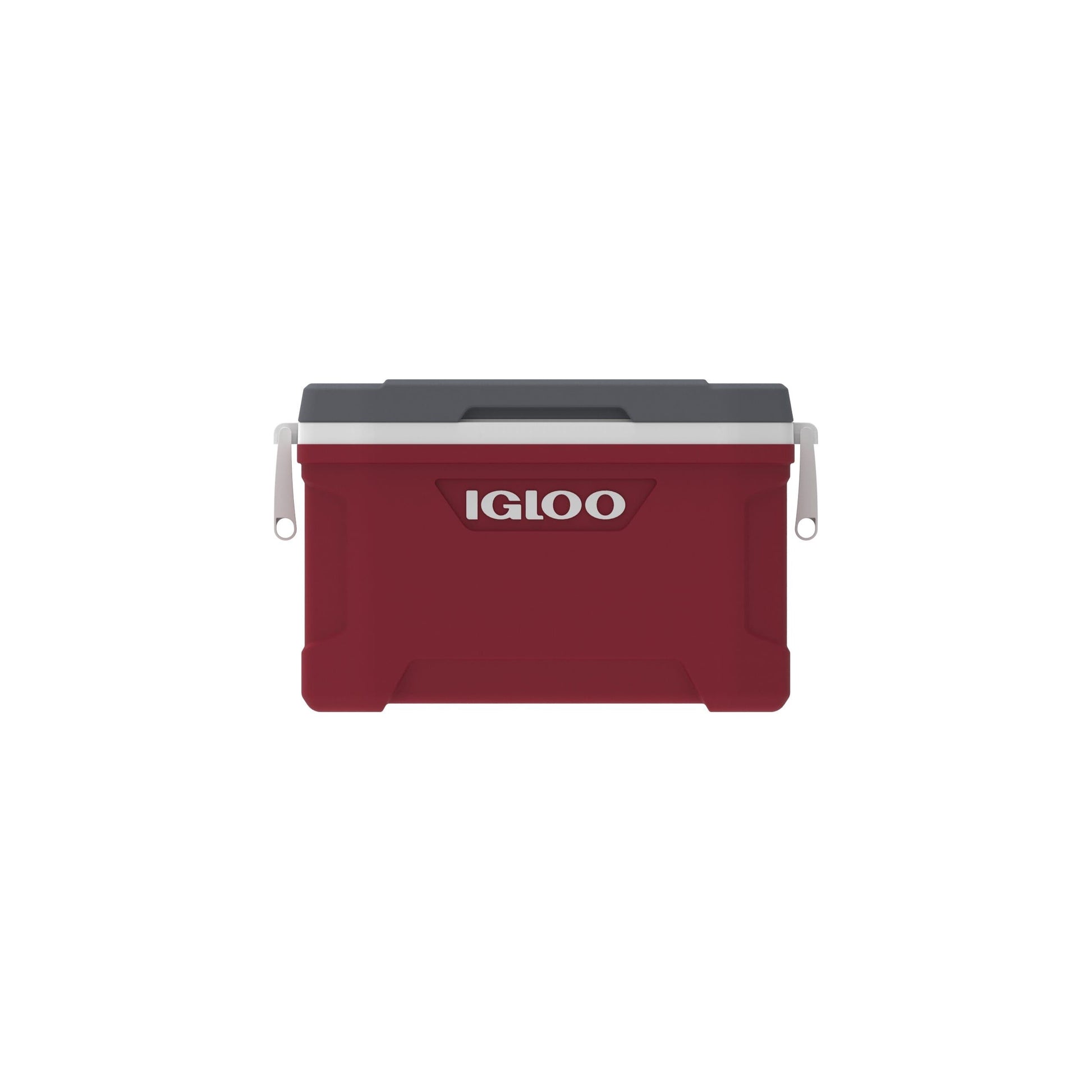 IGLOO-Latitude 52 Cooler Box - Industrial Red /Meteorite