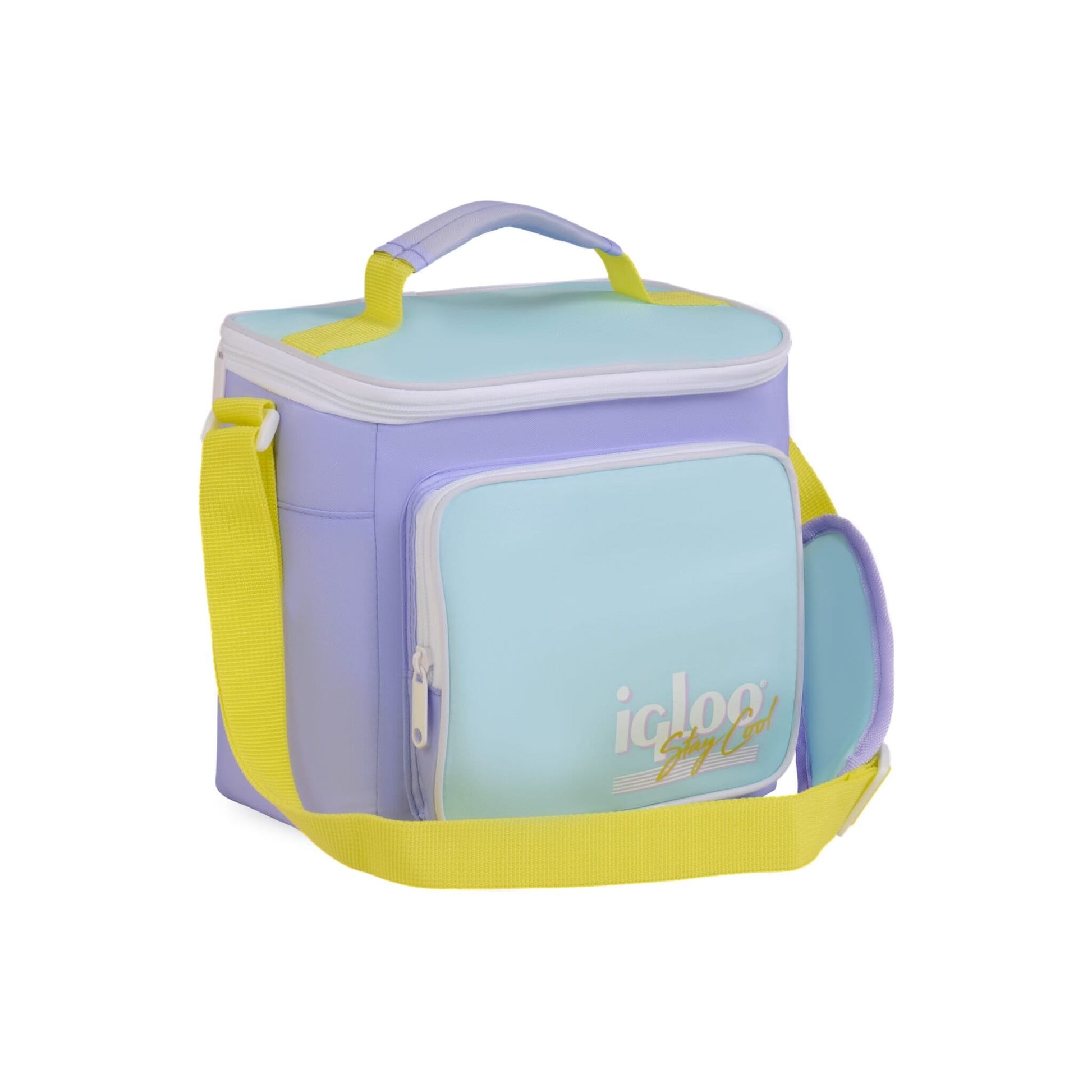 IGLOO - Retro Square Lunch Bag - Lilac