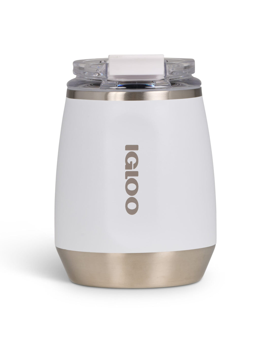 IGLOO - 10 OZ Stainless Steel Wine Tumbler  - White 