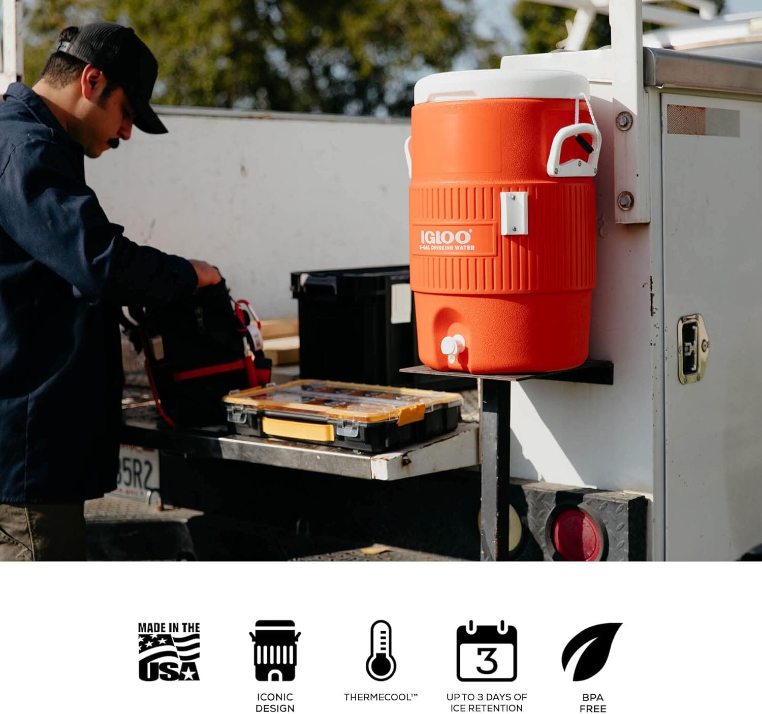 5 GALLON SEAT TOP, PASSIVE - EDC